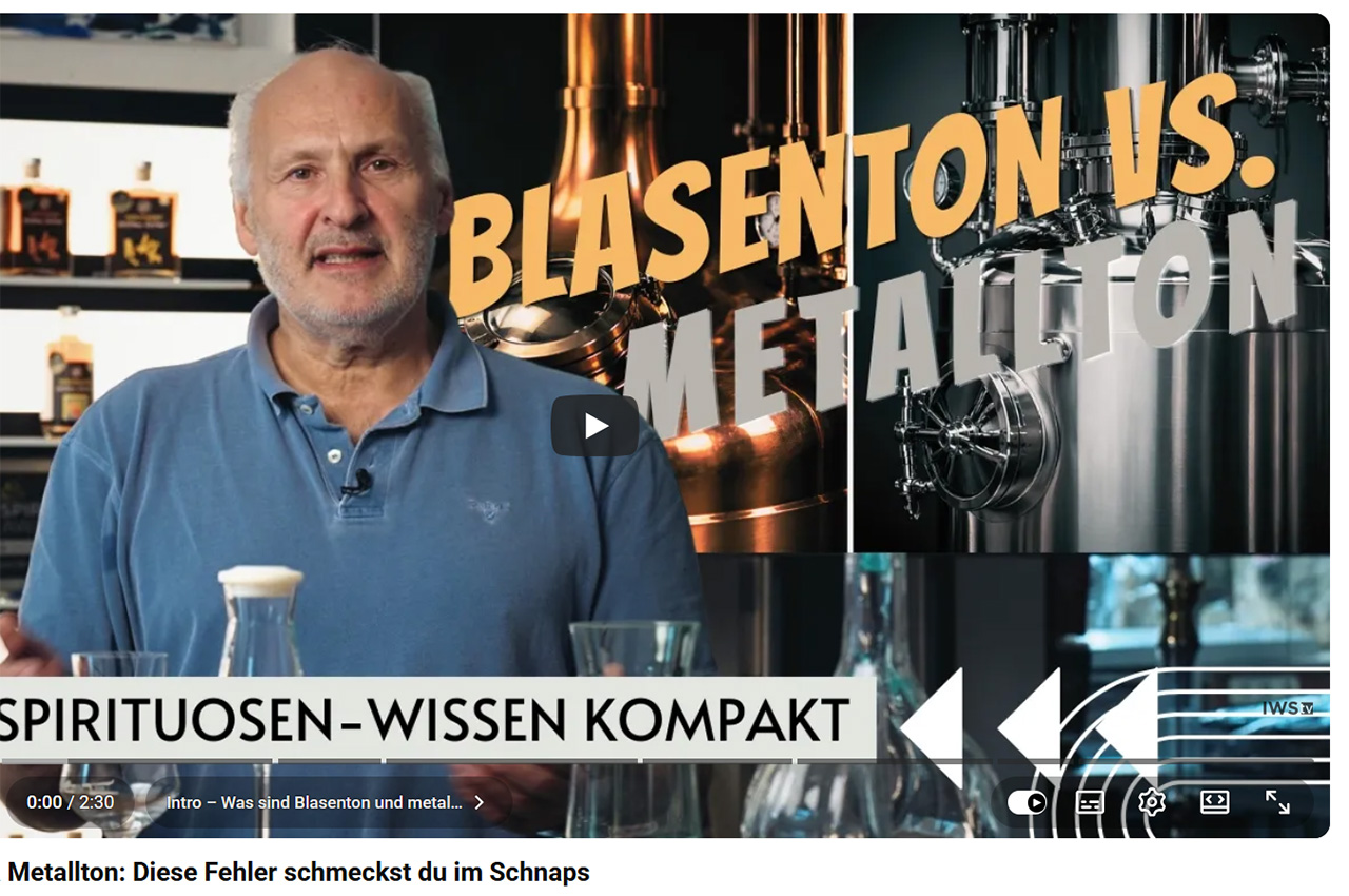 Blasenton oder metallischer Ton im Destillat? Einfach erklärt