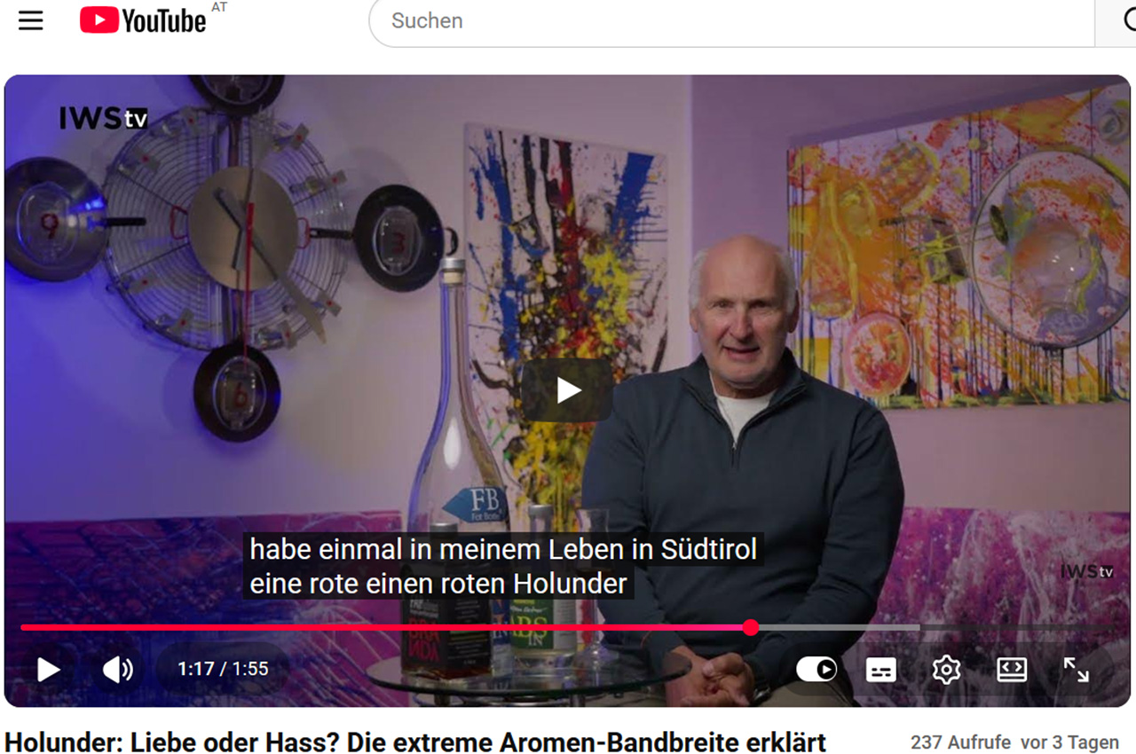 Holunderbrand: Aromen zwischen Beere, Zitrus & Erde | IWS.tv