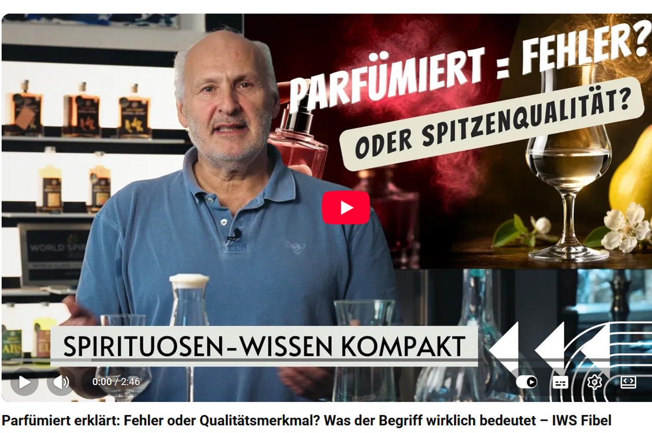Parfümiert erklärt – Fehler oder Qualitätsmerkmal? Die wahre Bedeutung in der Spirituosen-Sensorik | IWS Fibel
