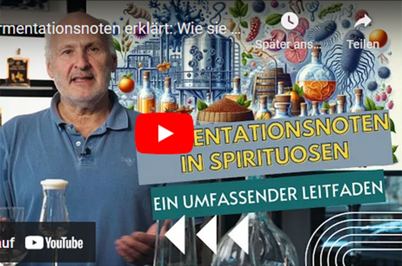 Fermentationsnoten in Spirits